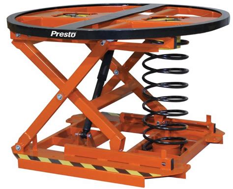 presto spring-on-spring test machine for loading and unloading|Presto Lifts P3 All.